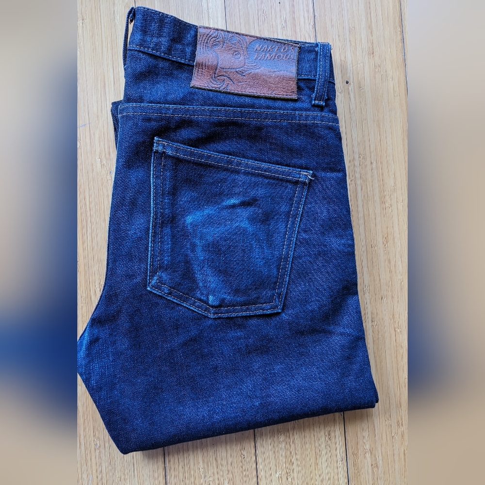 Naked & Famous Chestnut Dyed Selvedge - Super Guy 32